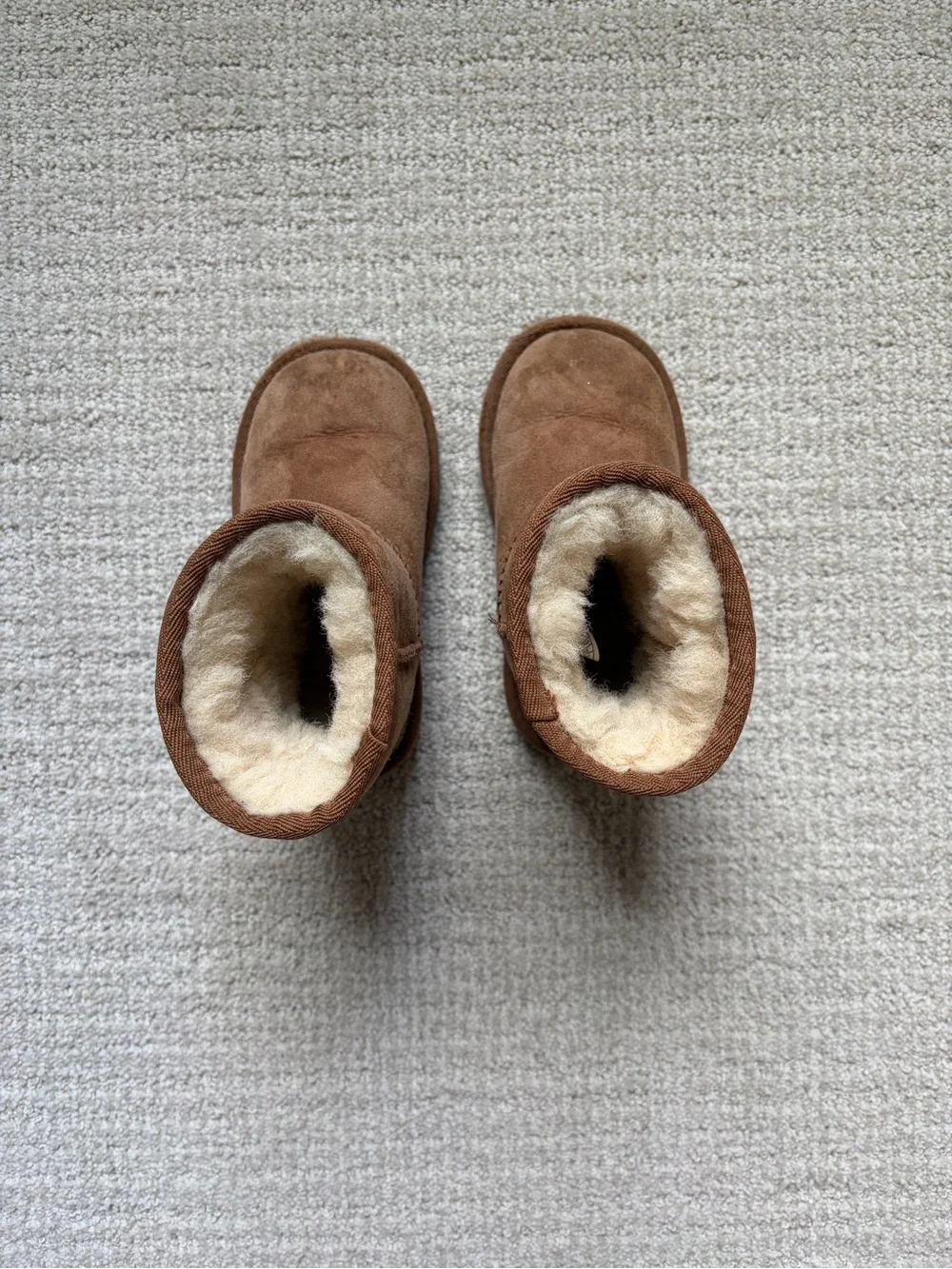 UGG Kids Chestnut Shearling-Lined Boots